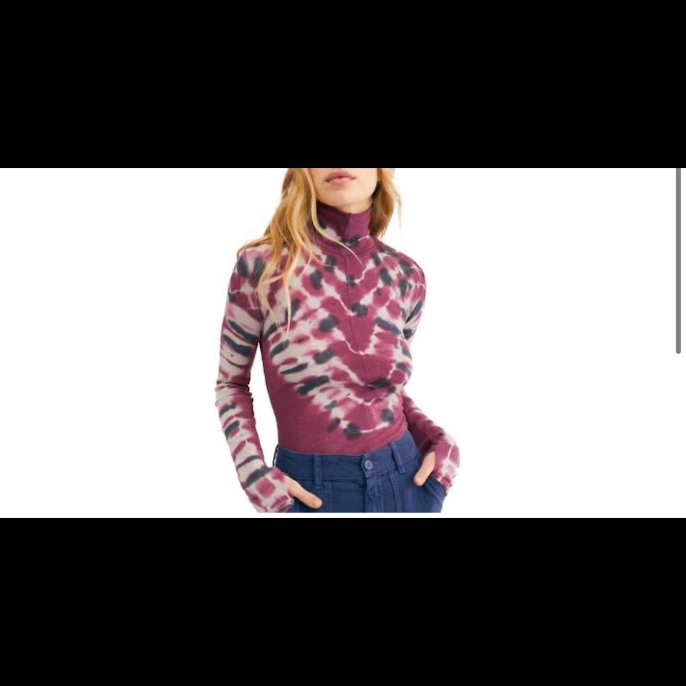 Free people psychedelic turtleneck